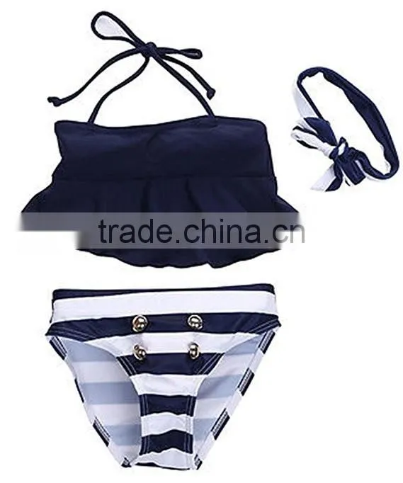 Wholesale alibaba baby girl swimsuit navy design innovative products ideas from China