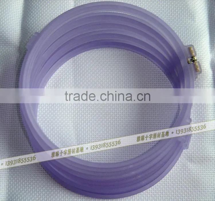 cross stitch hoop Crystal embroidered collar diameter 15cm