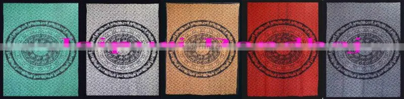 Jaipuri Mandala Cotton Tapestry