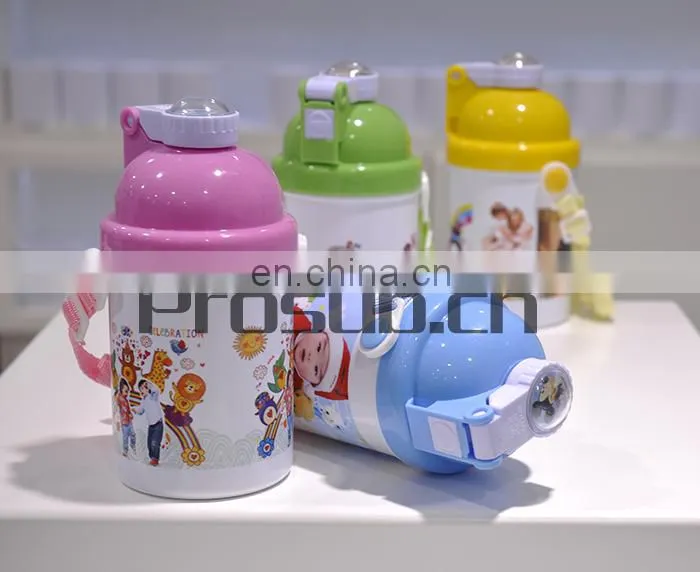 sublimation kids water bottles DIY baby straw cups high quality outdoor travel children bottles