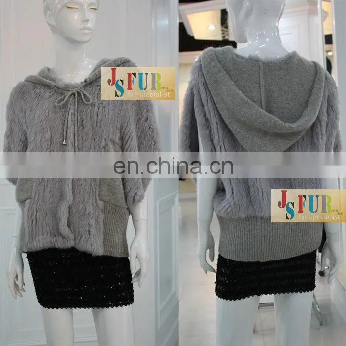 Updating rabbit fur vest women fur vest