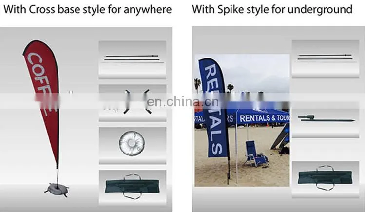 Outdoor Advertising Beach Flag, Feather Flag , Advertising Flags And Banners