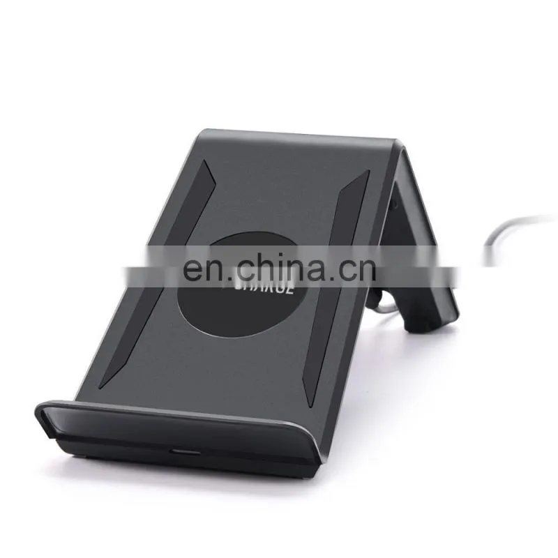 2017 Amazon hot selling double coils design cell phone wireless charger for S7 edge note 5