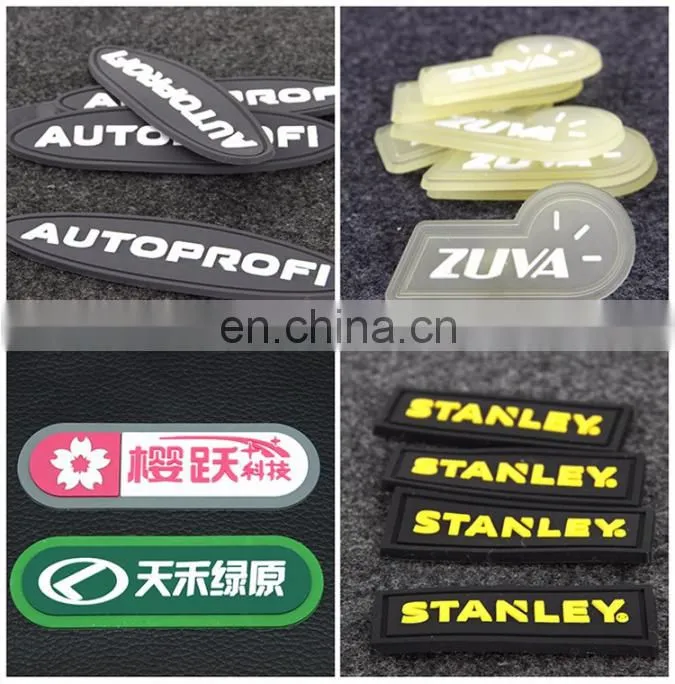 High quality cheap 2D or 3D custom rubber soft PVC patch no minimum order