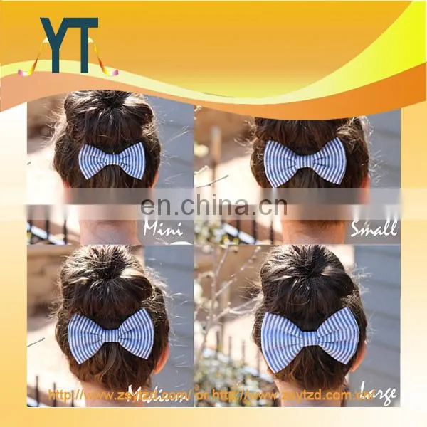 Pure Handmade Fashion Style hair bow With Various Clip