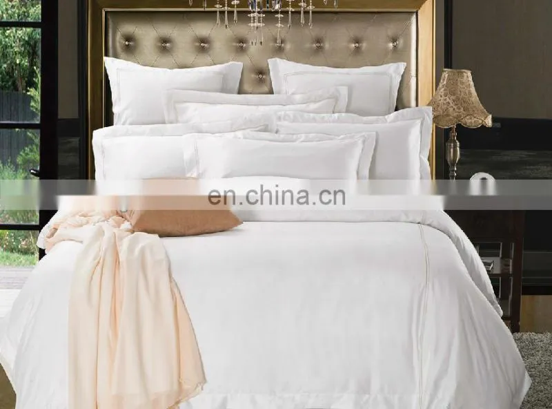 Hot sale 100% cotton queen/king/single/double size hotel flat sheet