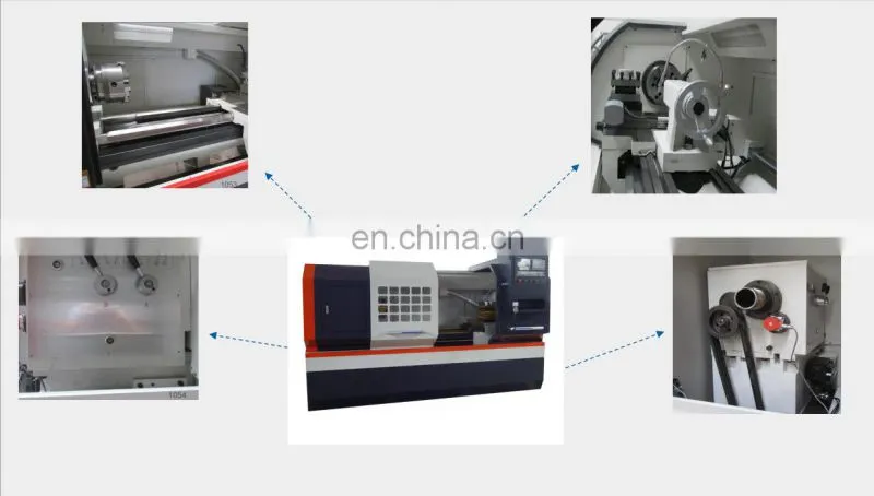 CK6150A production cnc cutting horizontal machine lathe equipment