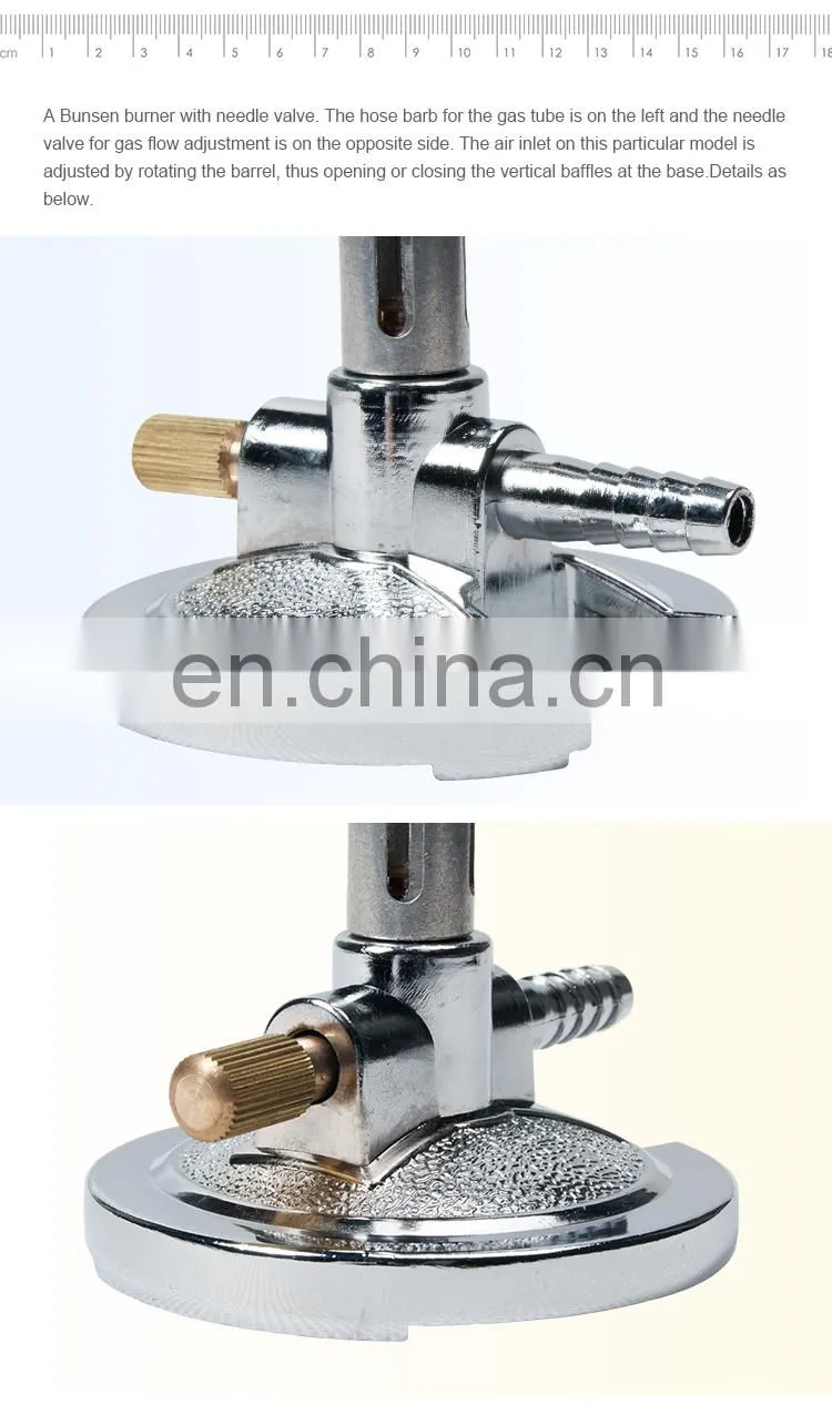 AKMLAB Laboratory Bunsen Burner For Natrual Gas