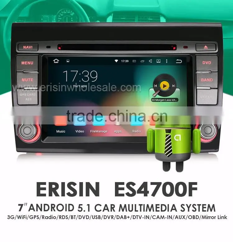 Erisin ES4700F 7" Touch Screen Car Radio DVD CD Player GPS for Bravo