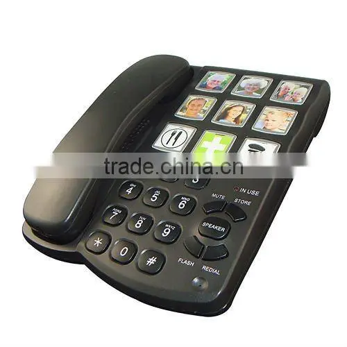 picture big button telephone with H.F talk