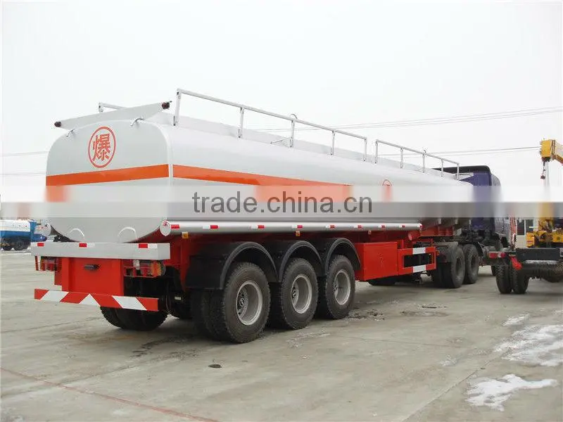 3 axles 40000liters fuel tanker trailer