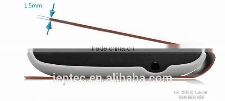 MOFi Case for Nokia Lumia 520 521, 4 inch Touch Screen Cellphone Leather Flip Cover for Nokia Lumia 520 Case
