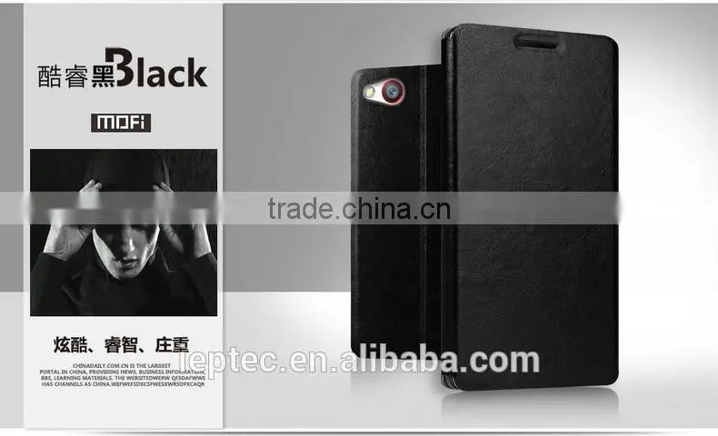 MOFi New Arrival!! TPU Back Cover Case for ZTE Nubia Z9 Mini, ZTE Z9 Mini, Flip PU Leather Cover for Phone