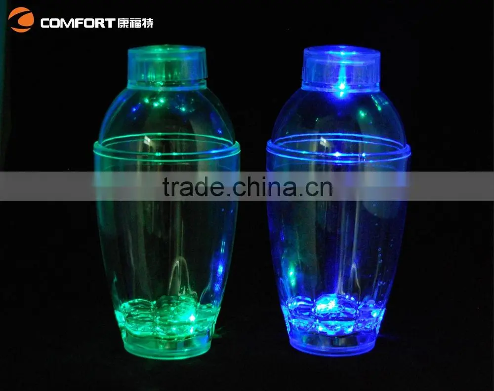 new design 180ml 200ml 450ml 750ml clear custom cocktail shaker