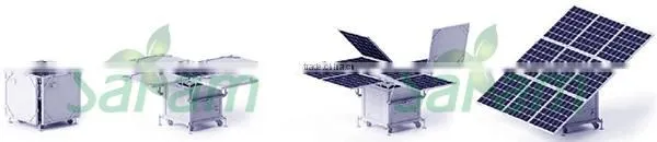 Mobility design no installation portable solar panel system 1500w