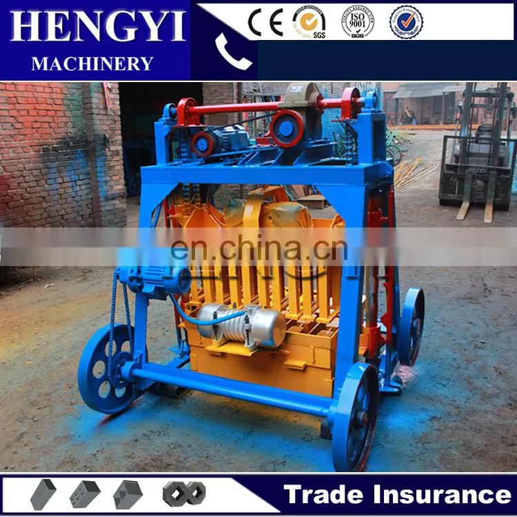 High Quality QT4-45 manual concrete block maker/egg layer block making machine/block paving laying machine
