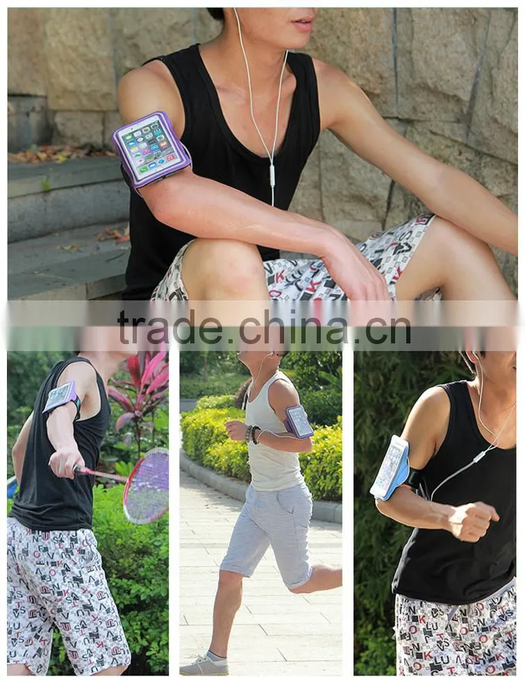 MDbuddy sports leather sports gym arm band