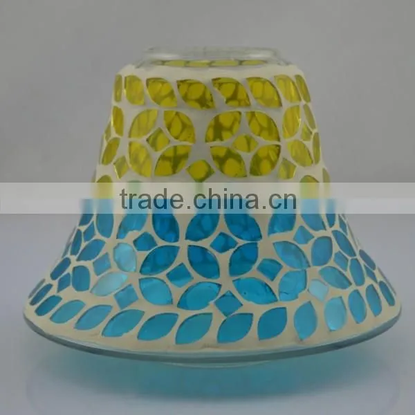 new hot China wholesale hurricanvotive glass mosaic lamp shade