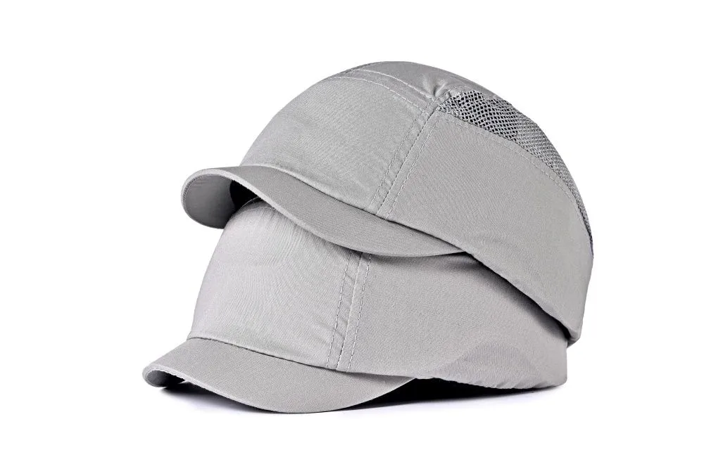 Short brim shoprt peak bump cap (1)