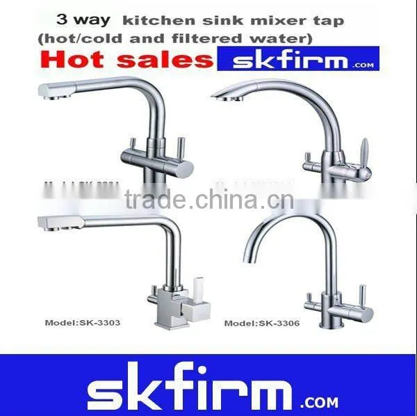 Wall Mounted Brass Shower Taps