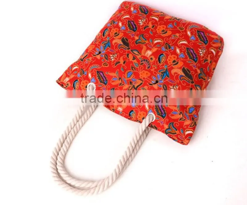 Personality contracted large bag rope single shoulder big bag women handbag sale
