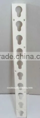 plastic keyhole track/keyhole rail