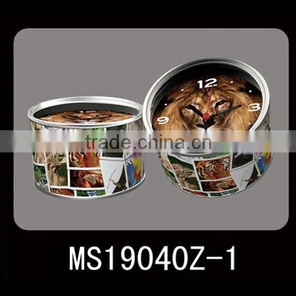 2014 cute animal clock