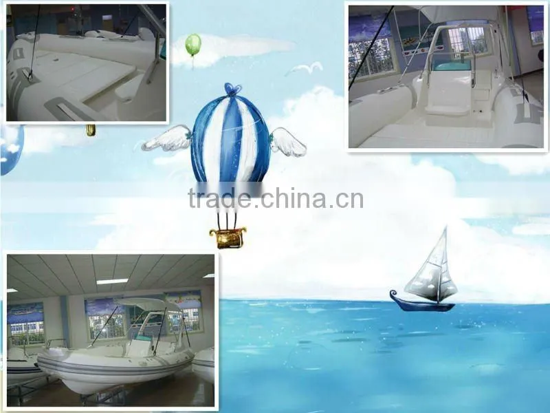 Hypalon/PVC RIB580 Boat inflatable boat assist boat