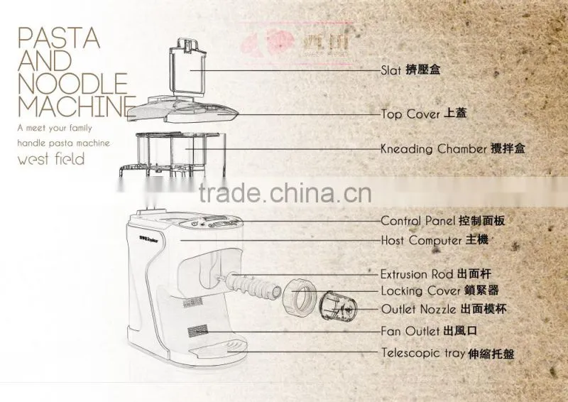 Automatic Pasta and noodle maker for home user