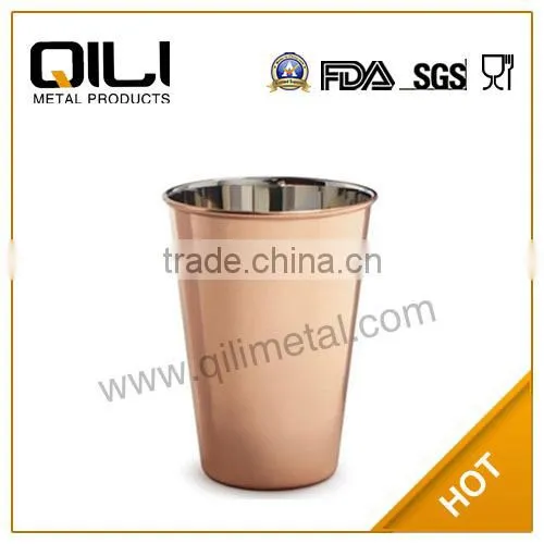 Copper plating moscow mule wine cup