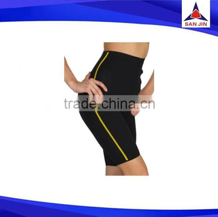 neoprene gym girls short pants slimming