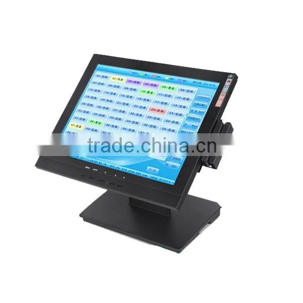 Detaik Factory Supply Resistive 15 Inch Touch Monitor With MSR