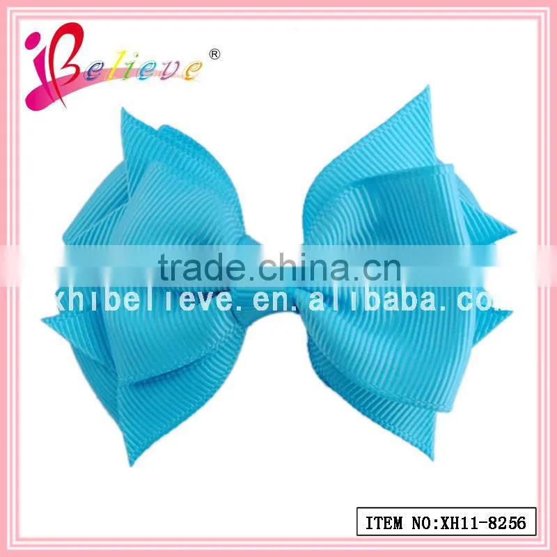Wholesale gold design sample available boutique kids snap clips