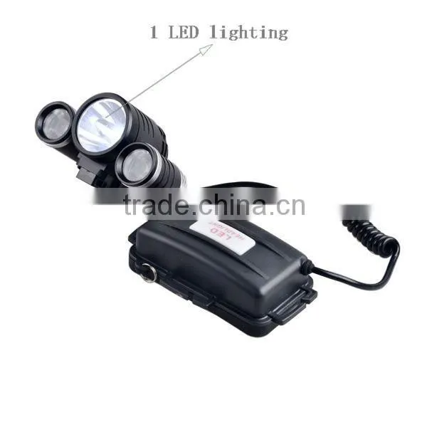 YD257 Bike Headlamp 6000 Lumen LED Headlamp With Charger