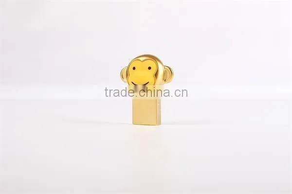 2016 promotion latest special design new aarrivel monkey shape 64gb usb flash drive