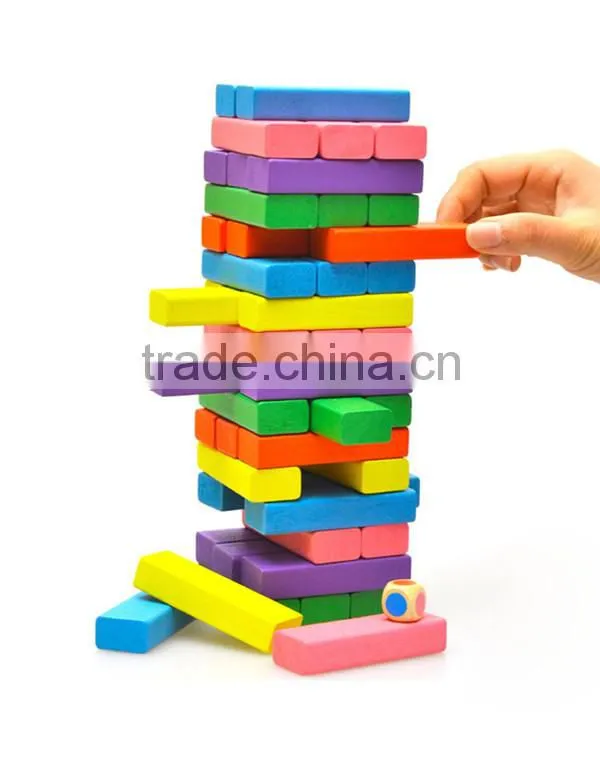 educational toy wooden janga blocks