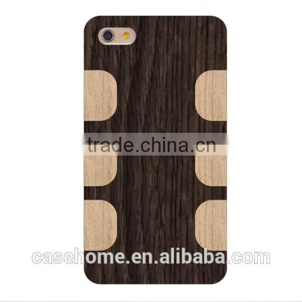Real Maple Wood Wooden Back Hard Case for iphone 6