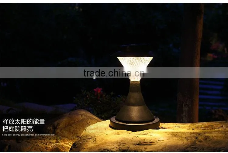 Solar led cap light garden light led garden light