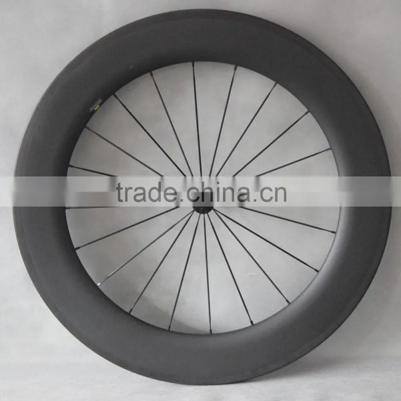 Carbon bicycle wheelset 86mm clincher road bike wheels 27mm width W56C