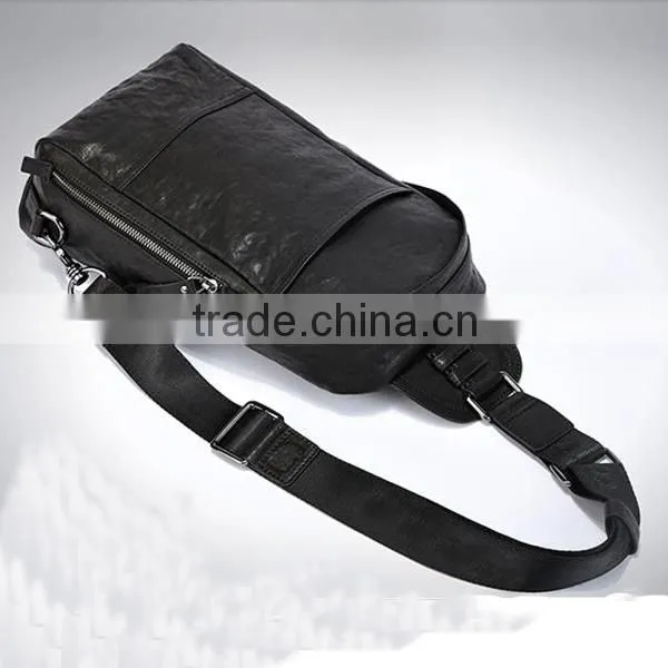 Fashion Style PU Leather Single Shoulder Bag Chest Single Backpack waist bags for men