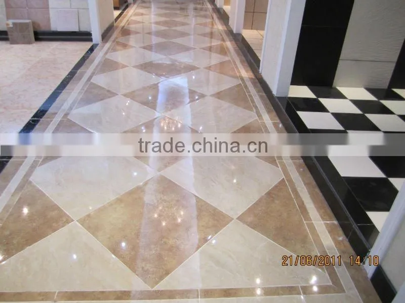 Hot sale stock item marble look full glazed polished tile