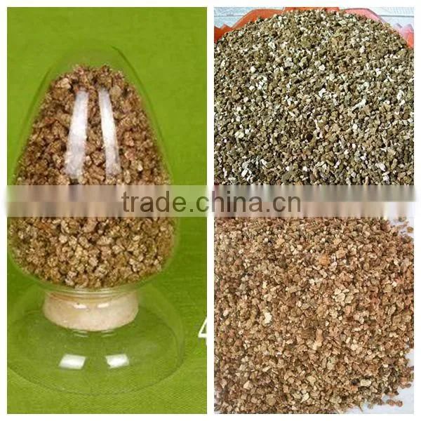 golden expanded Vermiculite flake