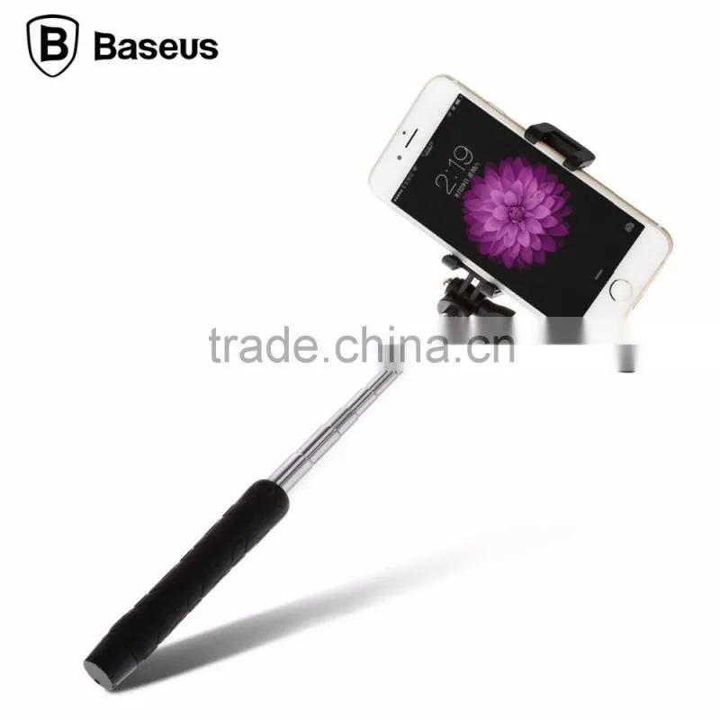 Baseus 13.5-70cm Selfie Stick View Series Mini Selfie Stick Stainless Steel Wire Control For Mobile Phone TB-0235