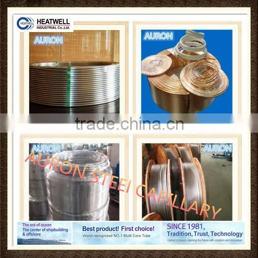 0.7*0.1-0.3mm HEATWELL/AURON Stainless steel 202 capillary tube/ss 202 capillary tiny tube