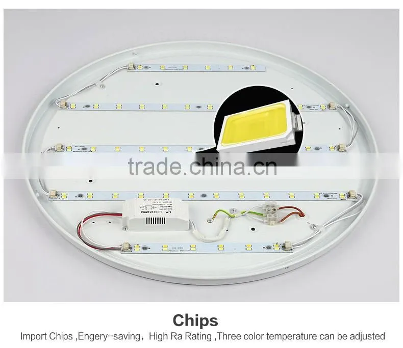 2016 hot sales led ceiling light fittings small round 5 years gurantee 24 to 48W