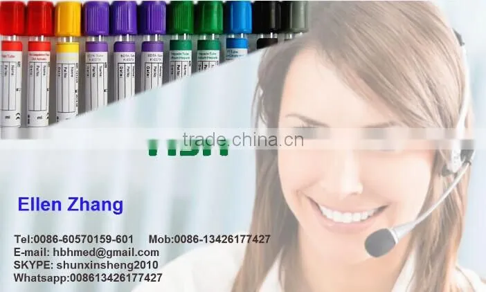 Gel and Clot activator blood tube sst tube