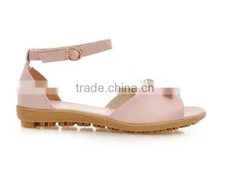Brand new soft sole flat sandals women fashion flat summer sandals 2014 for women with high quality XT-DA0752