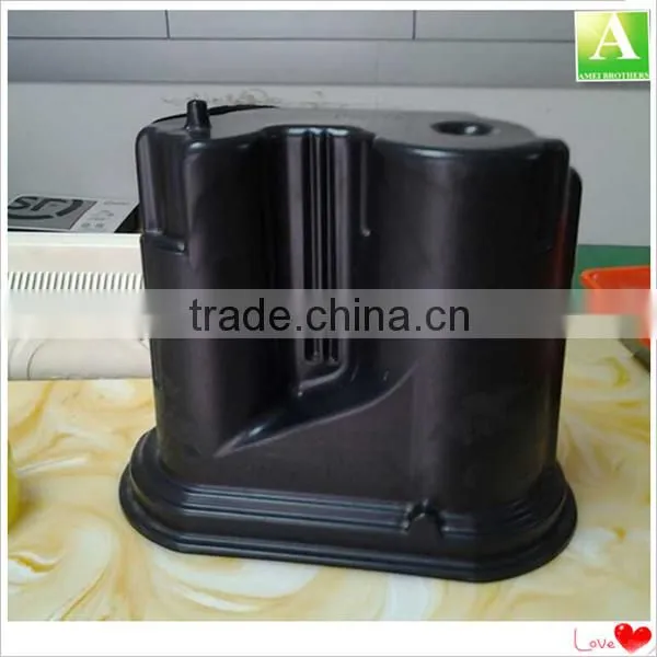 Black ABS vacuum forming plastic chemical tank