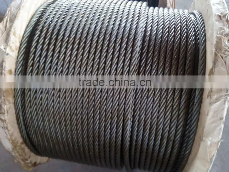 Ungal&Oiled 6*25Fi+IWRC steel wire rope