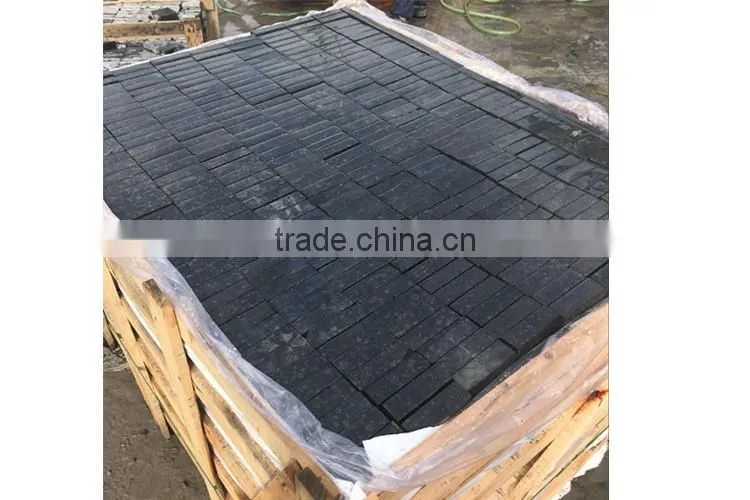 Fast Delivery Time Hot Sale Sandblasted Black Basalt Stone